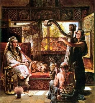 unknow artist Arab or Arabic people and life. Orientalism oil paintings  530 oil painting image